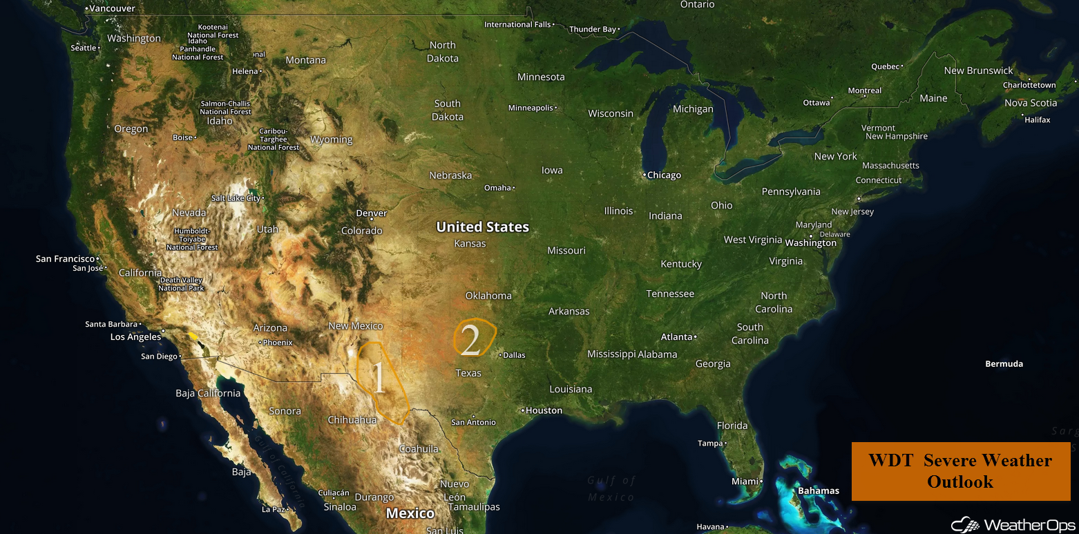 National Weather Summary for Thursday, April 13, 2017