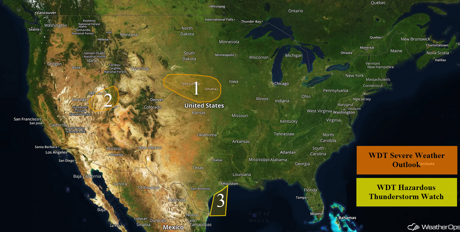 National Weather Summary for Tuesday, April 18, 2017