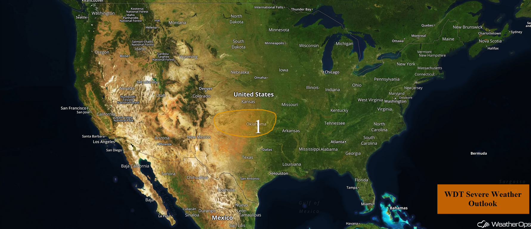 National Weather Summary for Tuesday, May 2, 2017