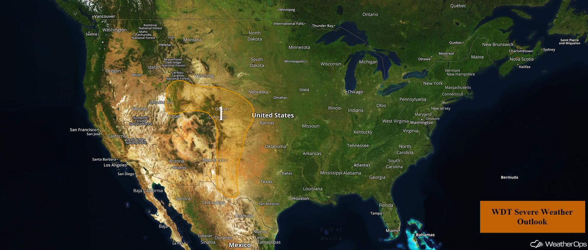 National Weather Summary for Monday, May 8, 2017