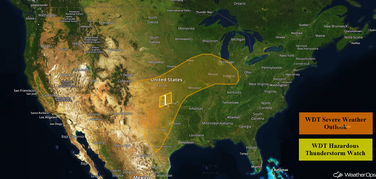 National Weather Summary for Wednesday, May 10, 2017