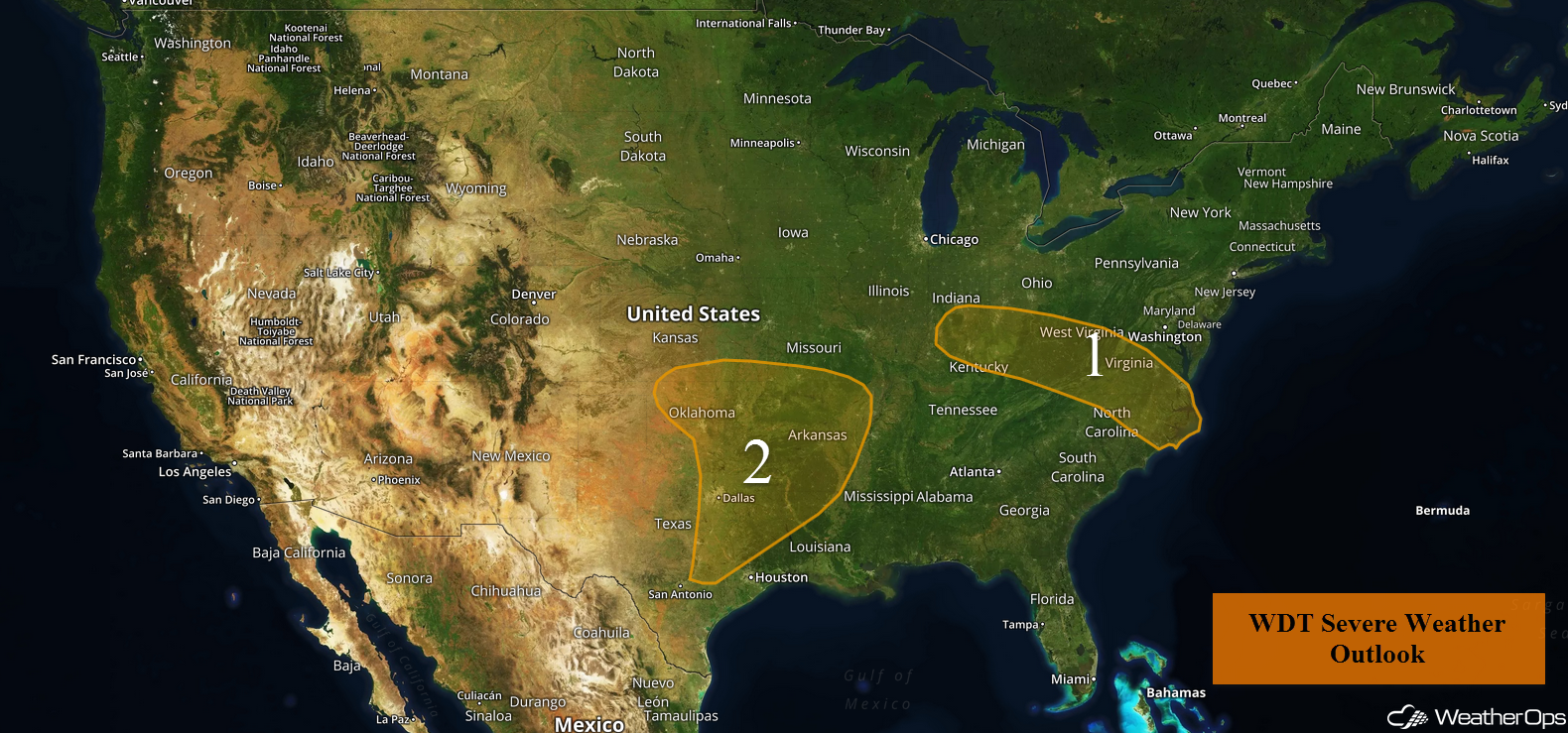 National Weather Summary for Thursday, May 11, 2017