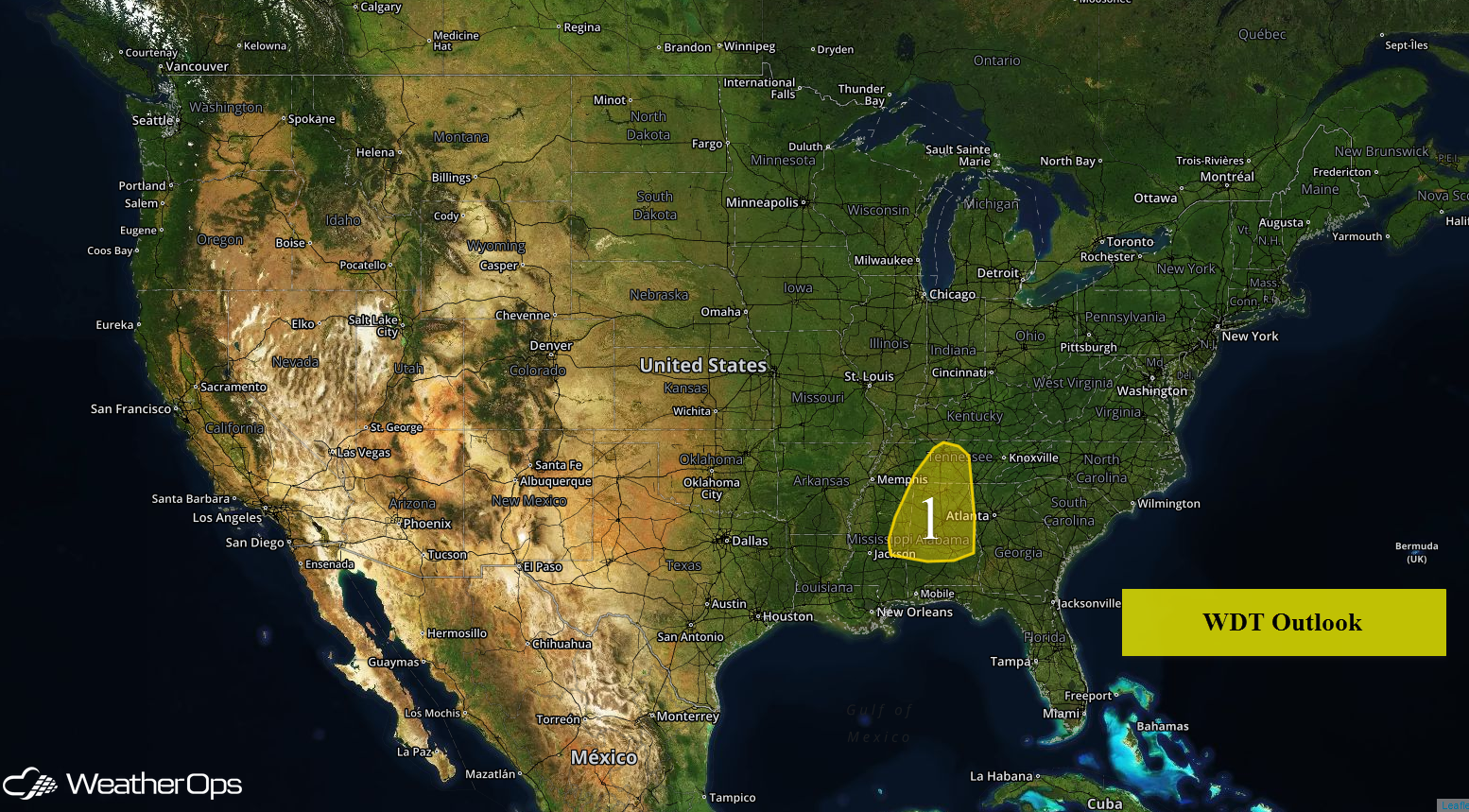 National Weather Summary for Wednesday, April 6, 2016