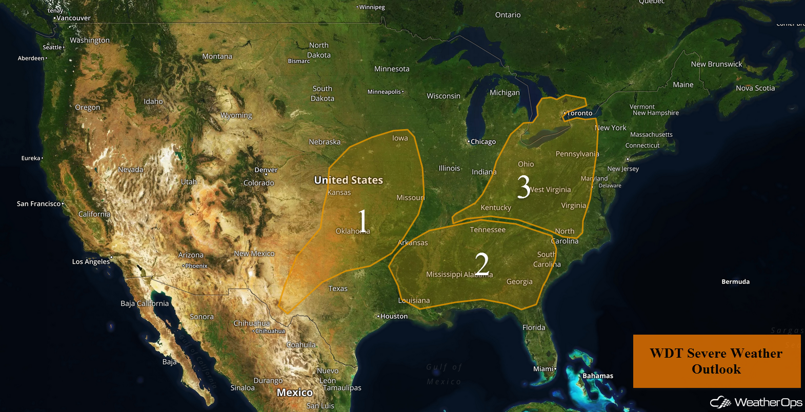 National Weather Summary for Thursday, June 15, 2017