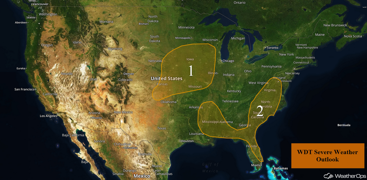 National Weather Summary for Friday, June 16, 2017