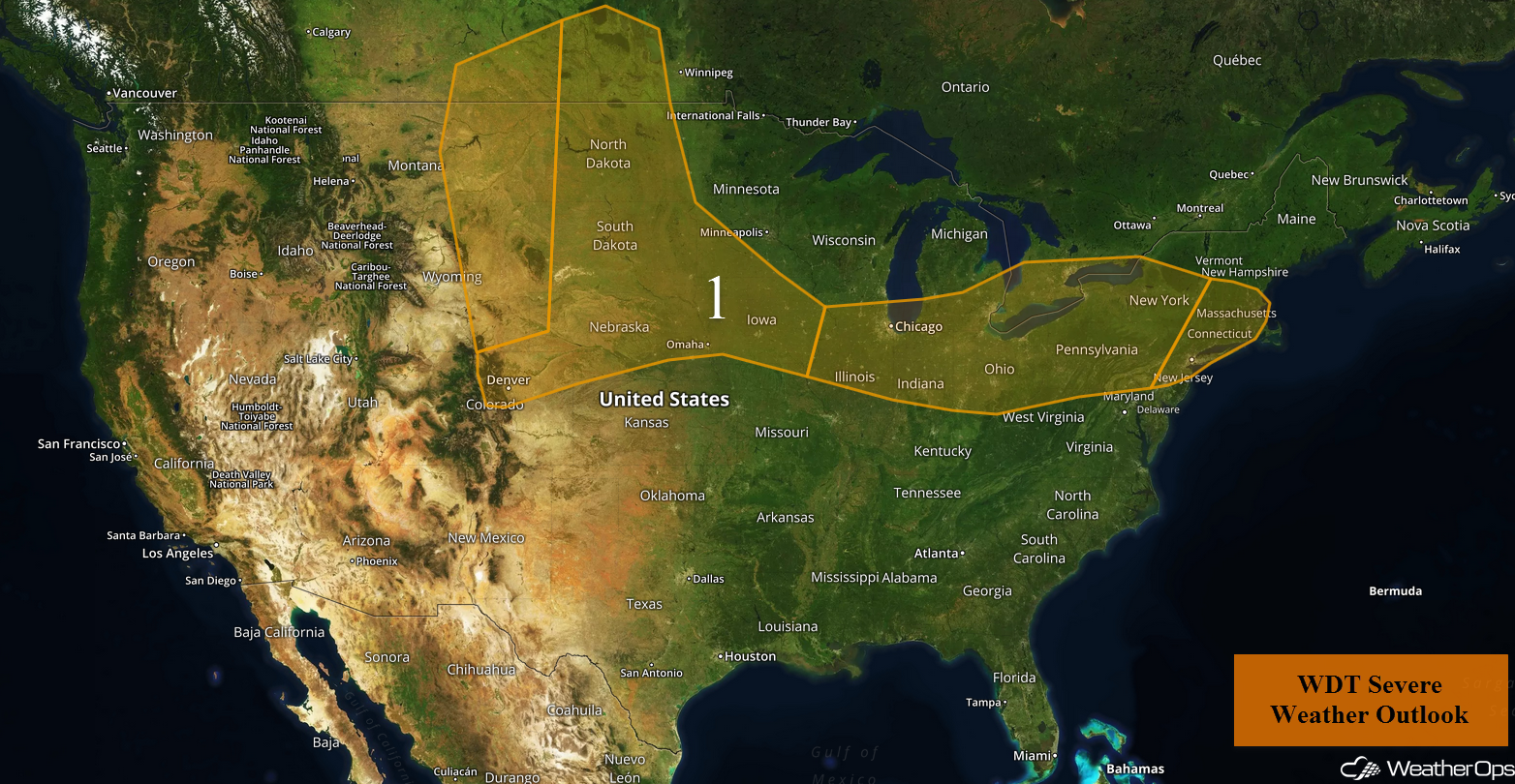 National Weather Summary for Thursday, July 20, 2017