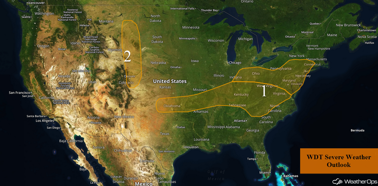 National Weather Summary for Thursday, July 27, 2017