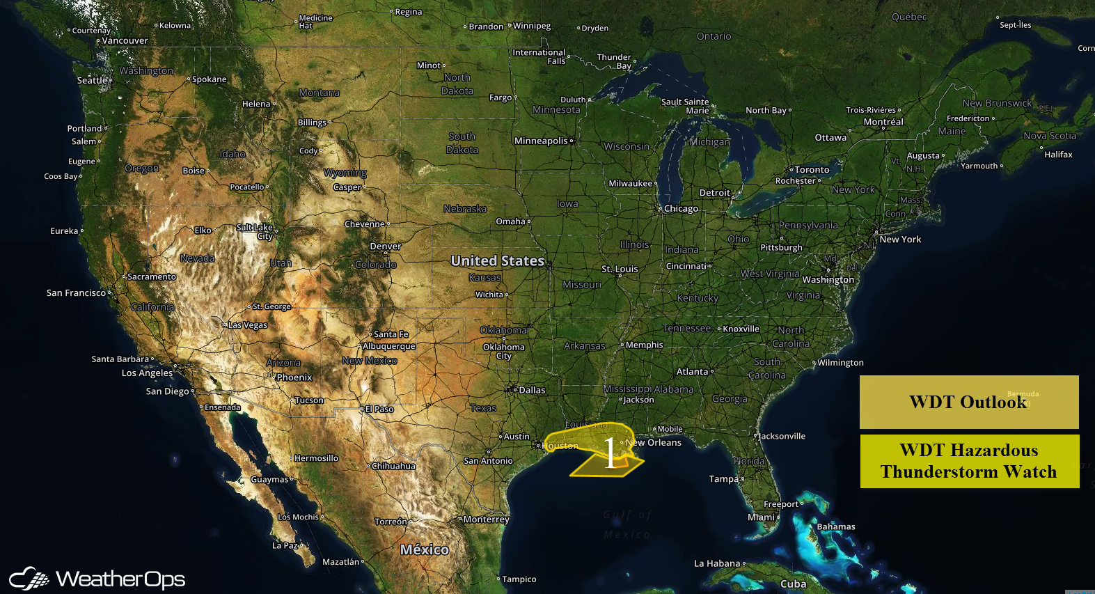 National Weather Summary for Wednesday, April 13, 2016