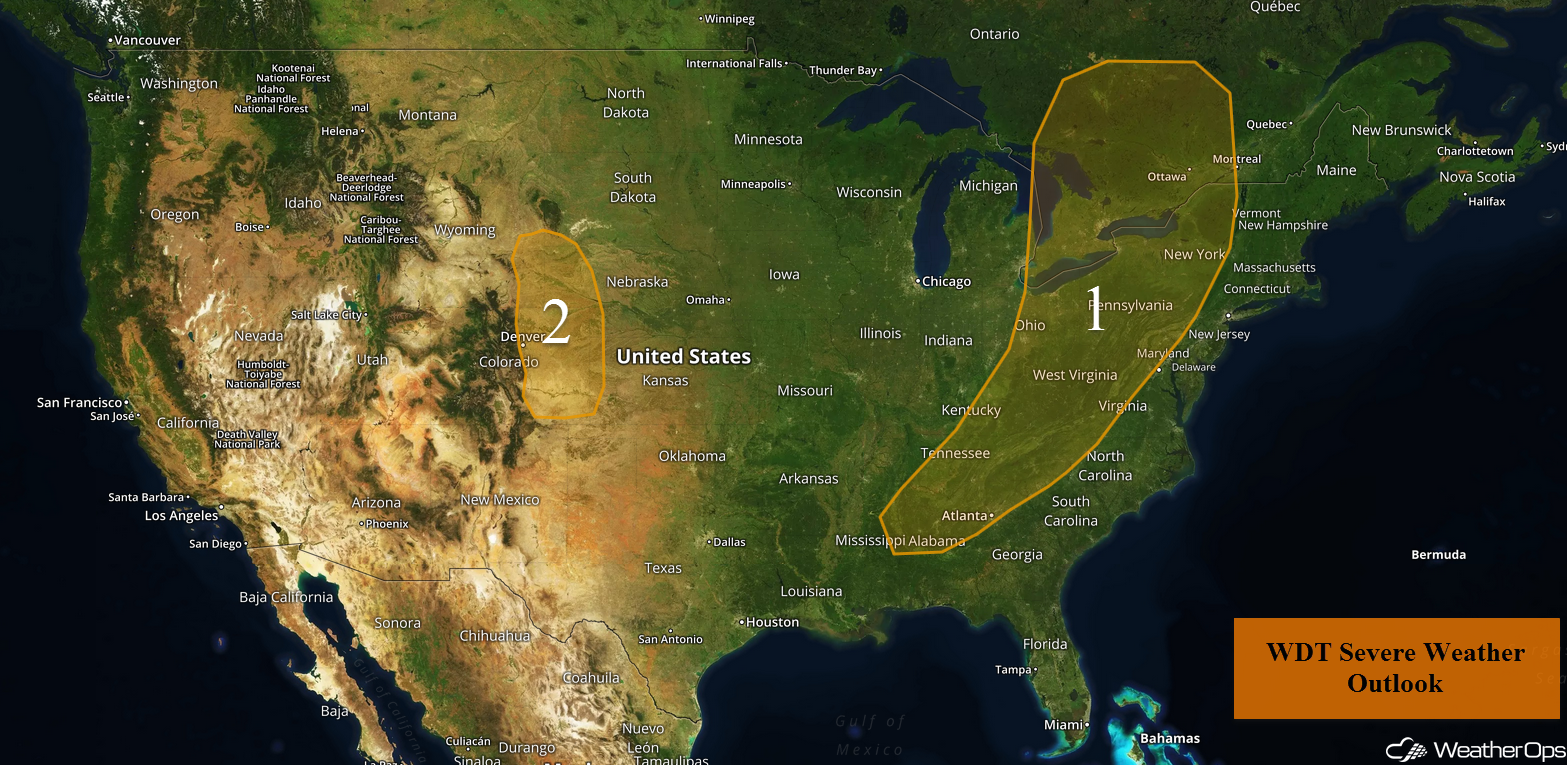 National Weather Summary for Friday, August 4, 2017