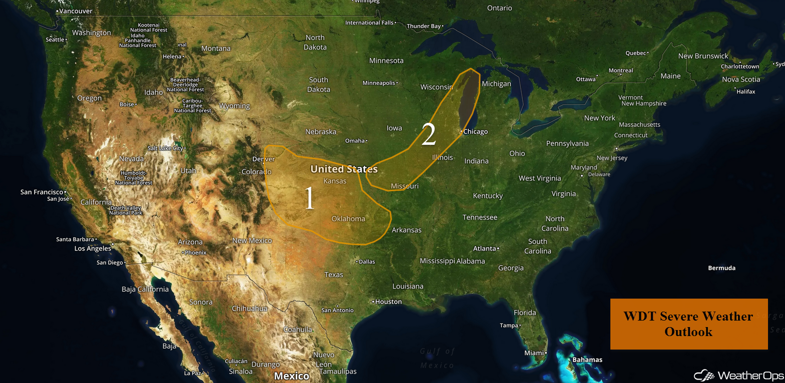 National Weather Summary for Thursday, August 10, 2017