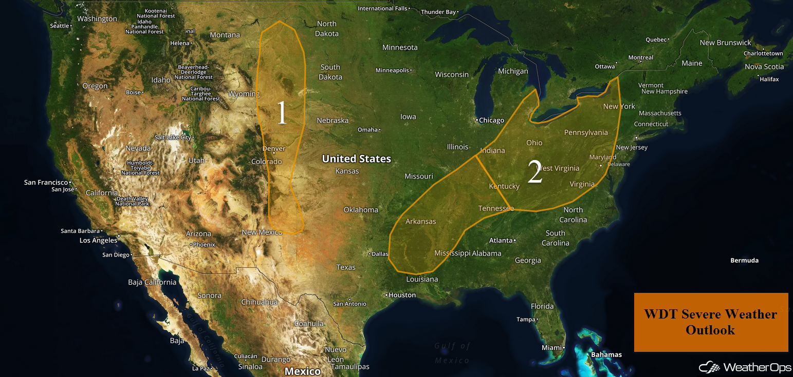 National Weather Summary for Friday, August 11, 2017