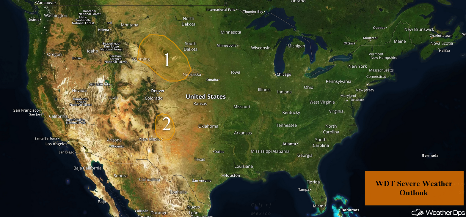 National Weather Summary for Monday, August 14, 2017