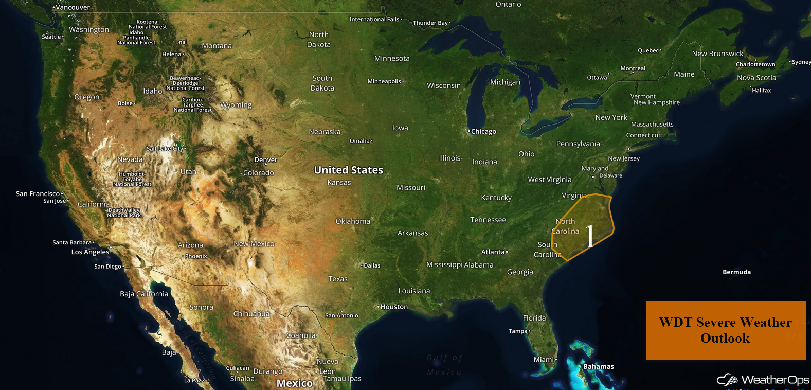National Weather Summary for Wednesday, August 23, 2017