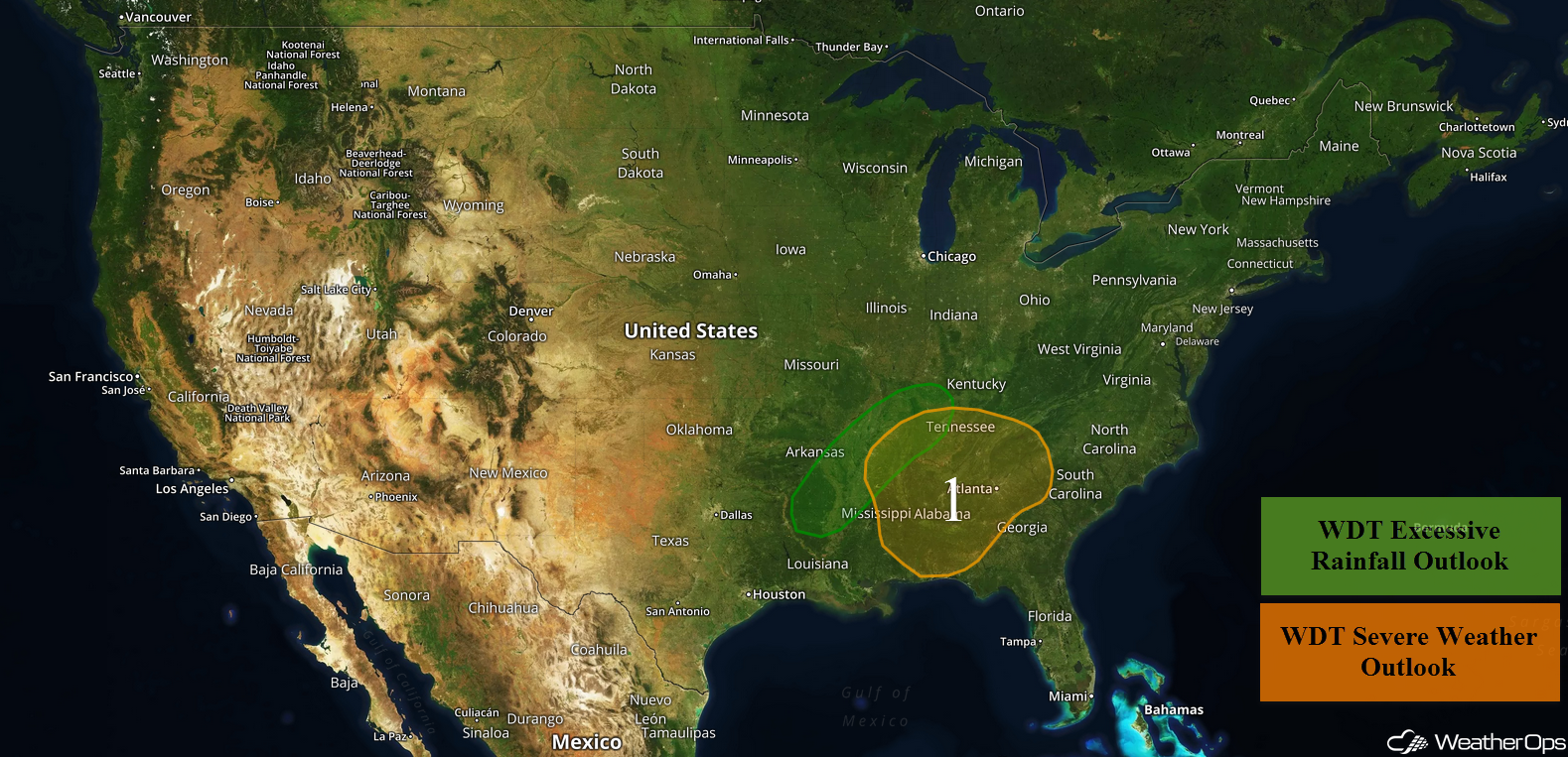 National Weather Summary for Thursday, August 31, 2017