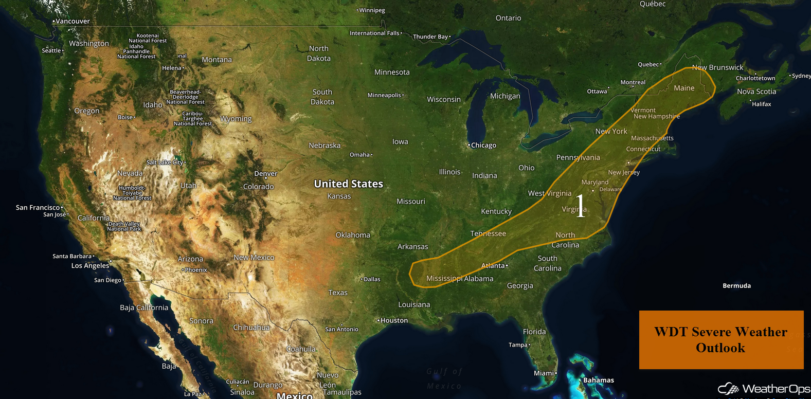 National Weather Summary for Tuesday, September 5, 2017