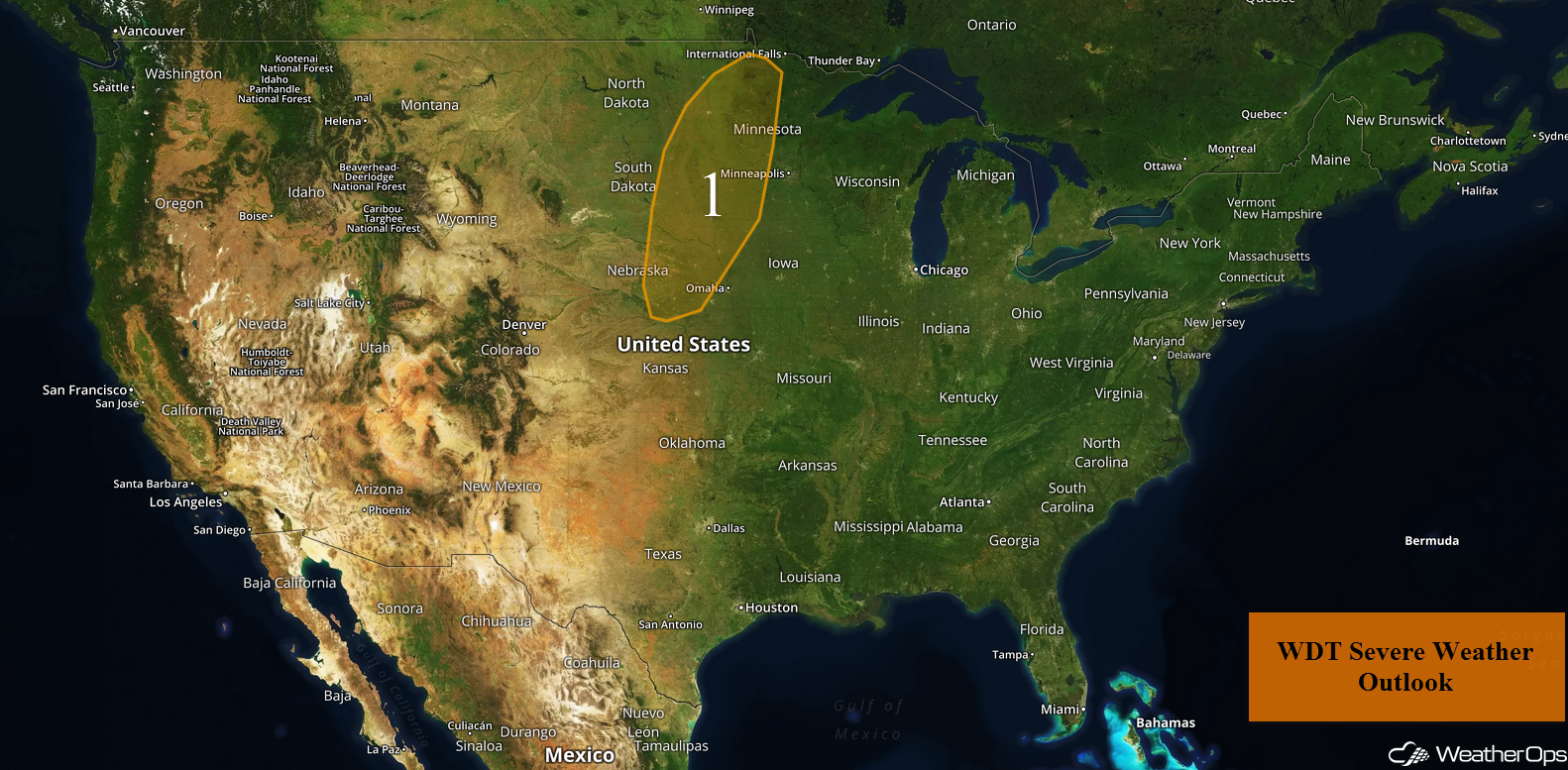 National Weather Summary for Friday, September 15, 2017