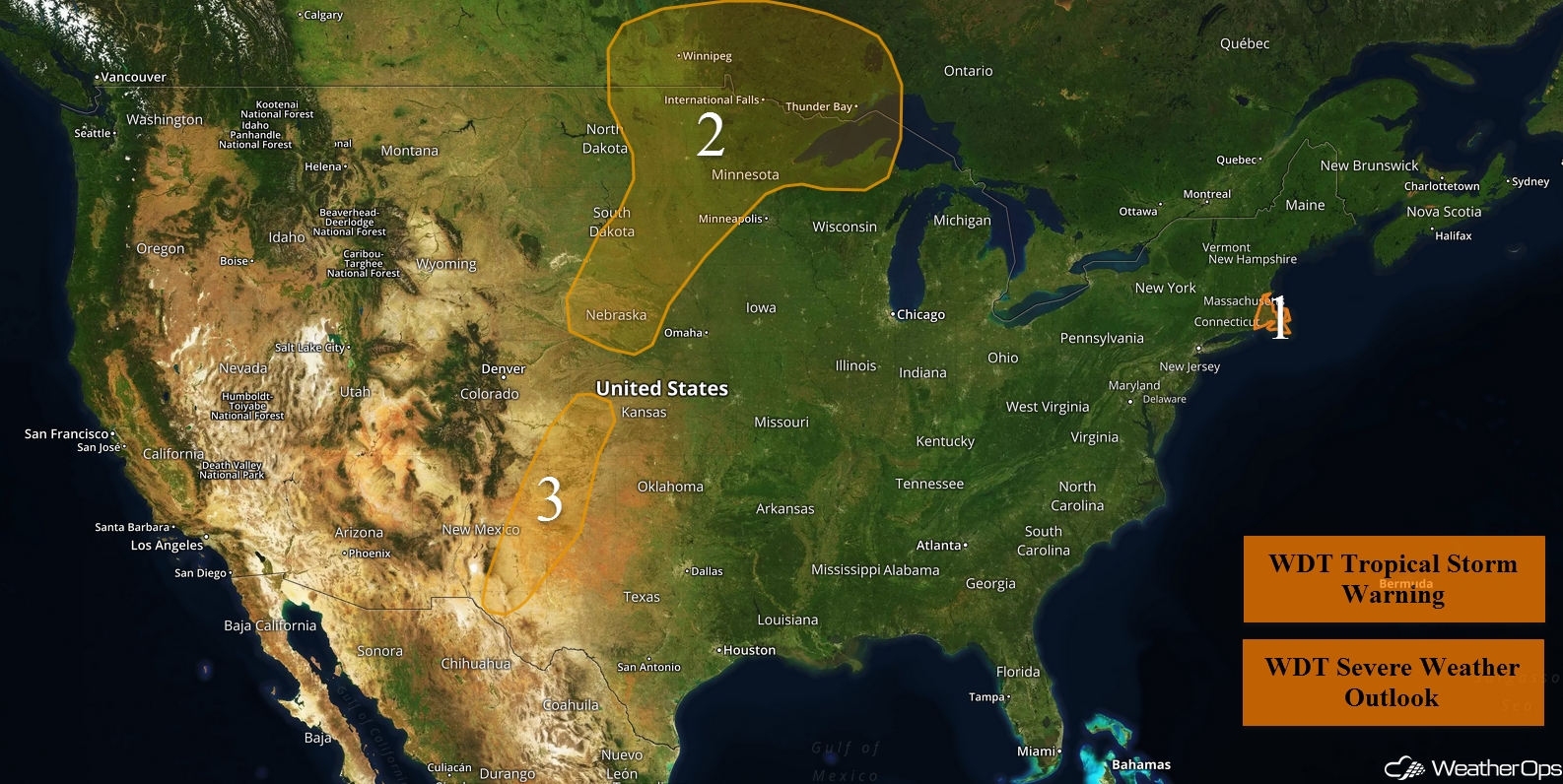National Weather Summary for Friday, September 22, 2017