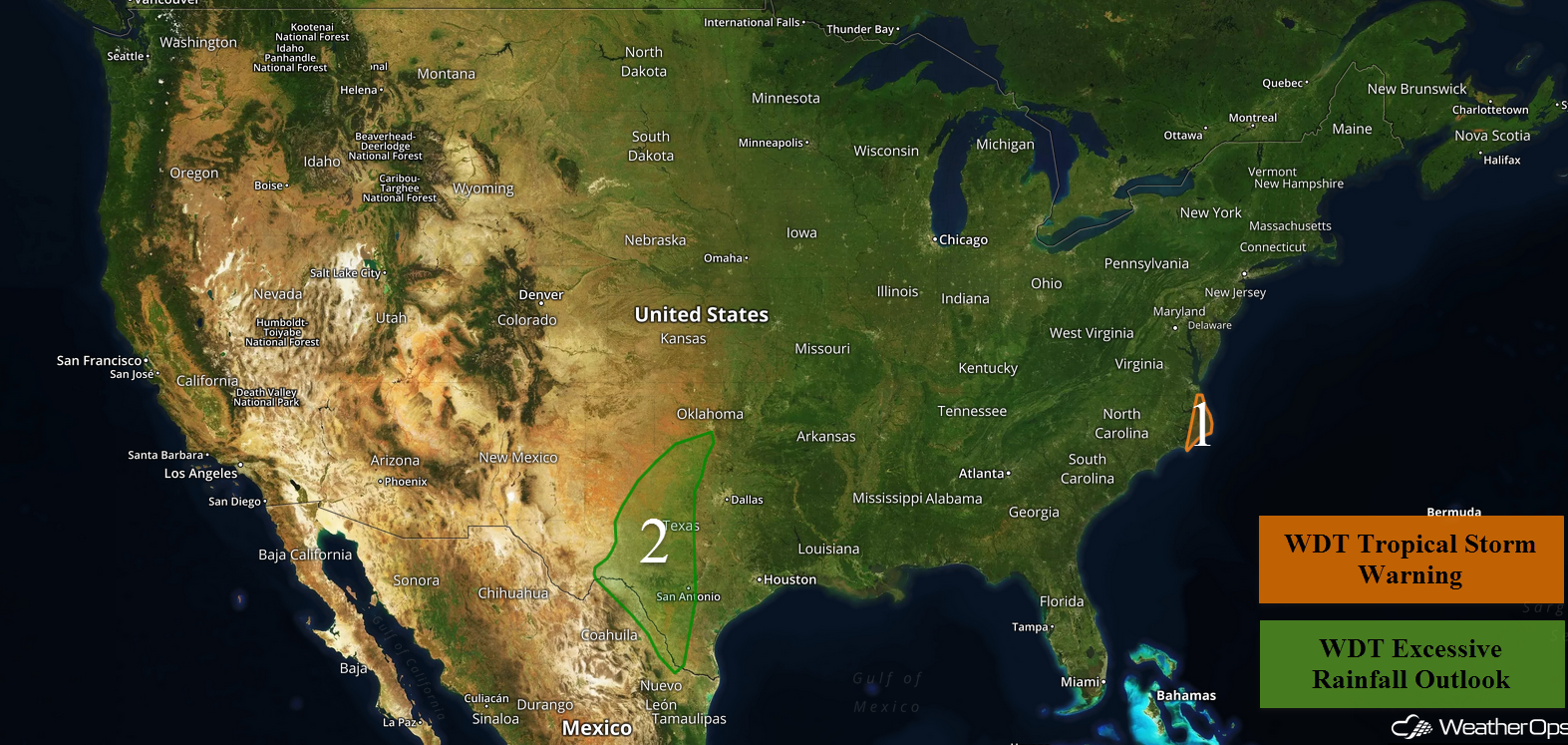 National Weather Summary for Wednesday, September 27, 2017