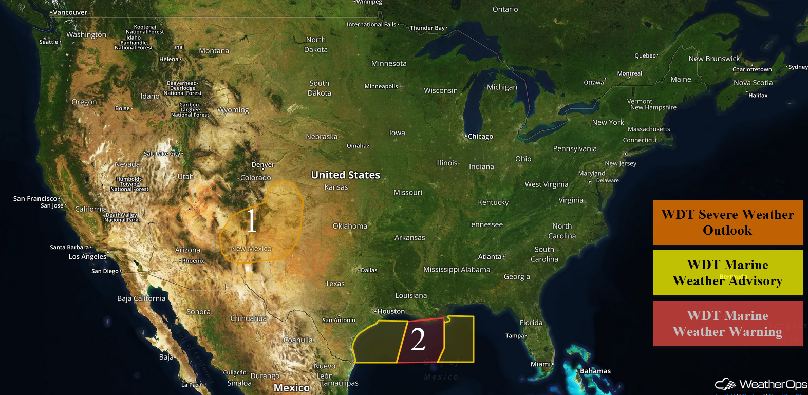 National Weather Summary for Thursday, October 5, 2017