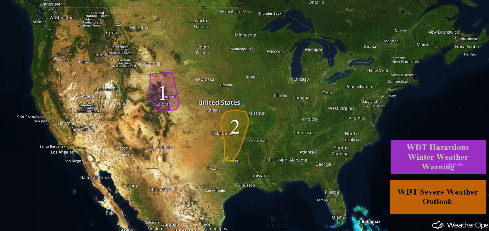 National Weather Summary for Monday, October 9, 2017