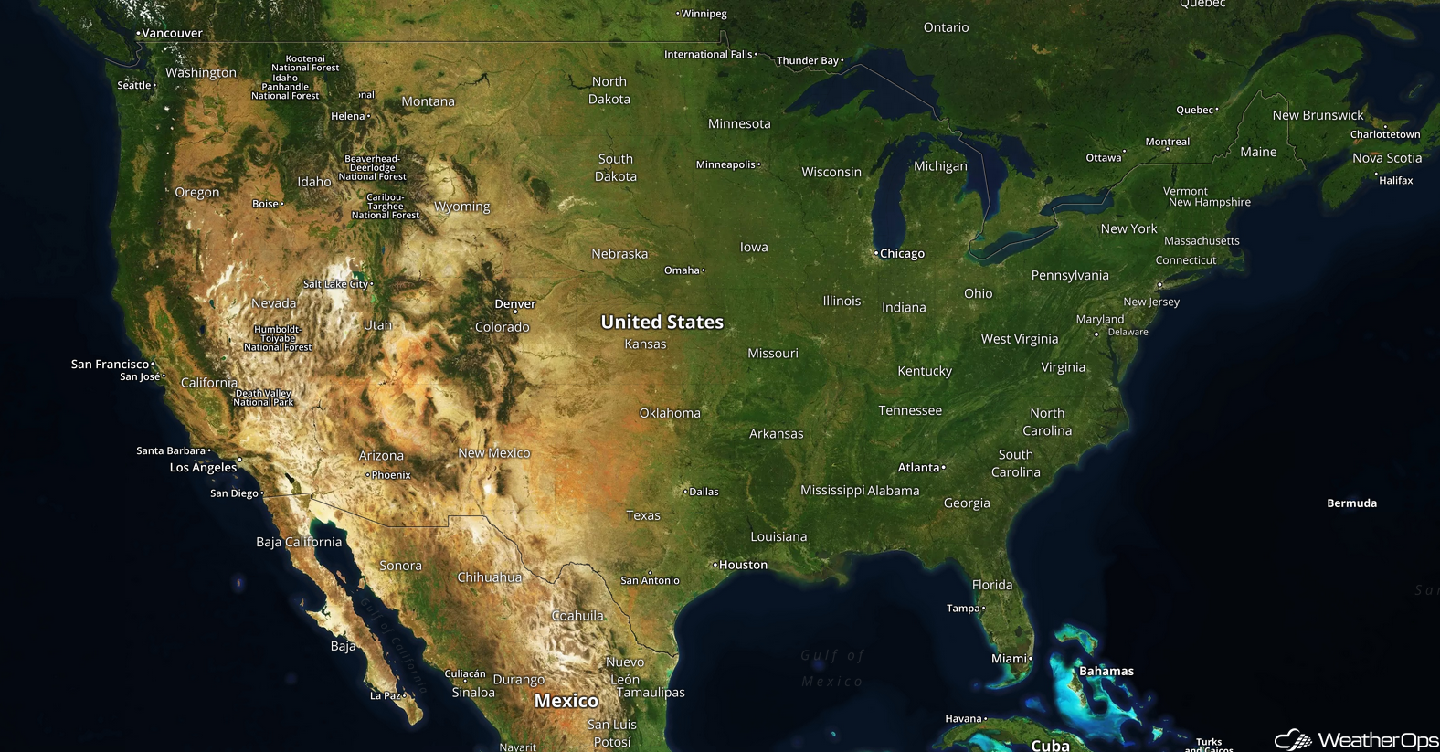 National Weather Summary for Monday, November 27, 2017