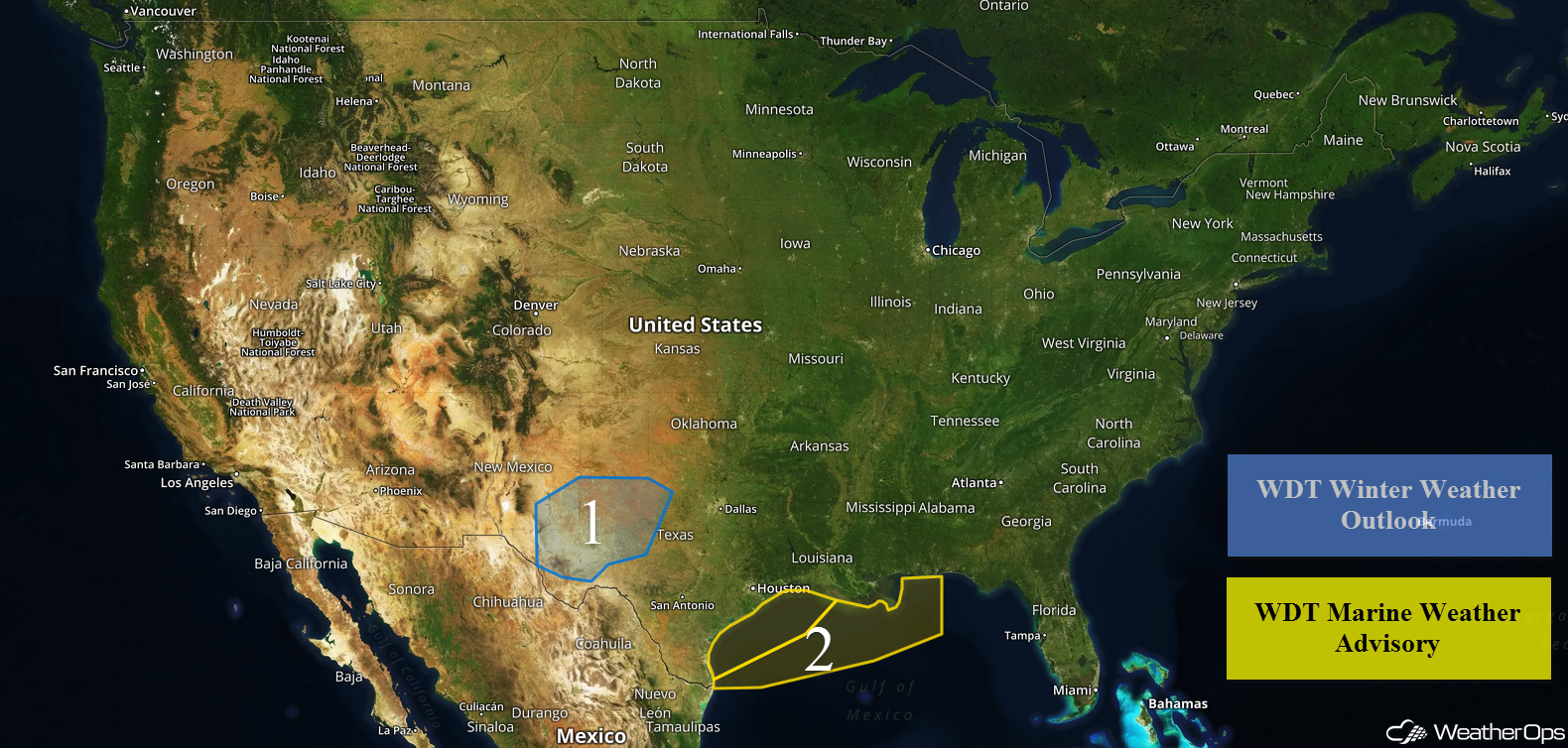 National Weather Summary for Wednesday, December 27, 2017