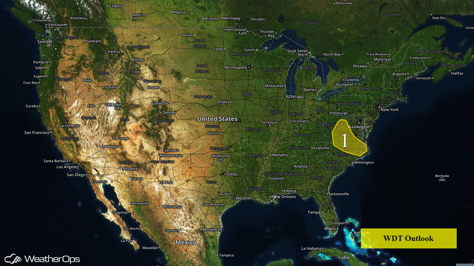 National Weather Summary for Thursday, May 5, 2016