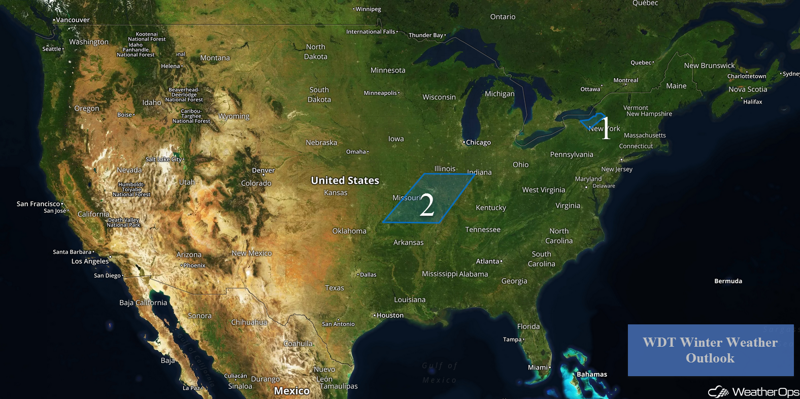 National Weather Summary for Friday, January 5, 2018