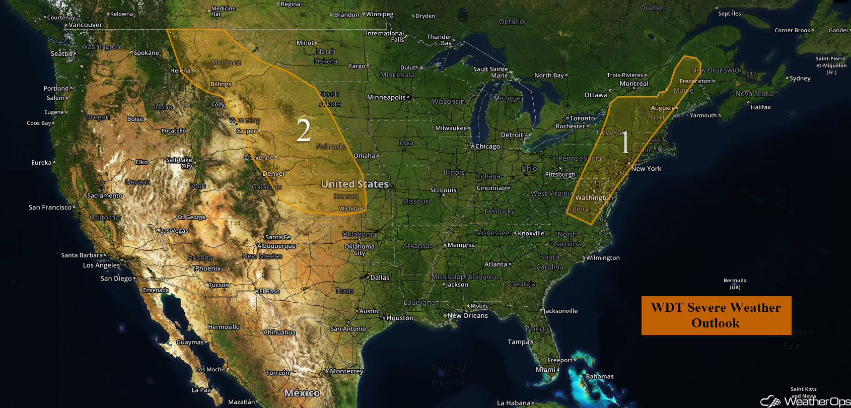 National Weather Summary for Tuesday, June 28, 2016