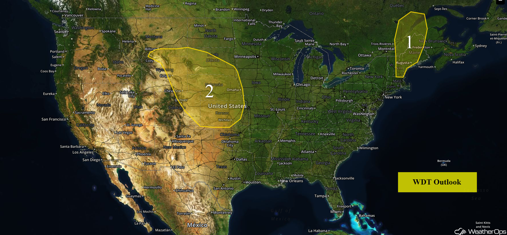 National Weather Summary for Wednesday, June 29, 2016