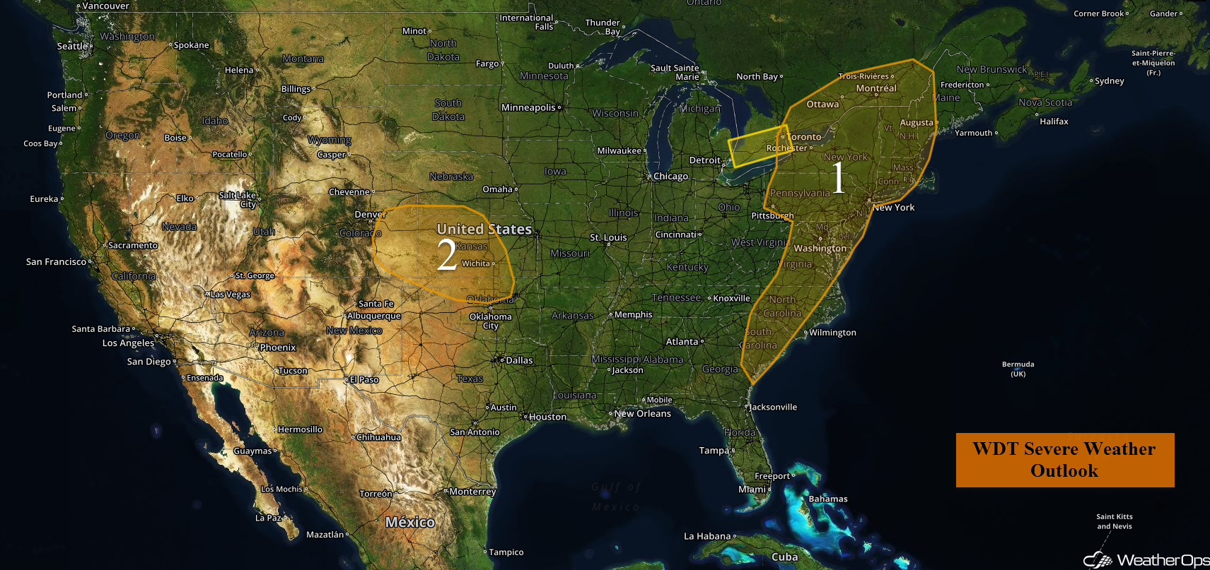 National Weather Summary for Friday, July 1, 2016