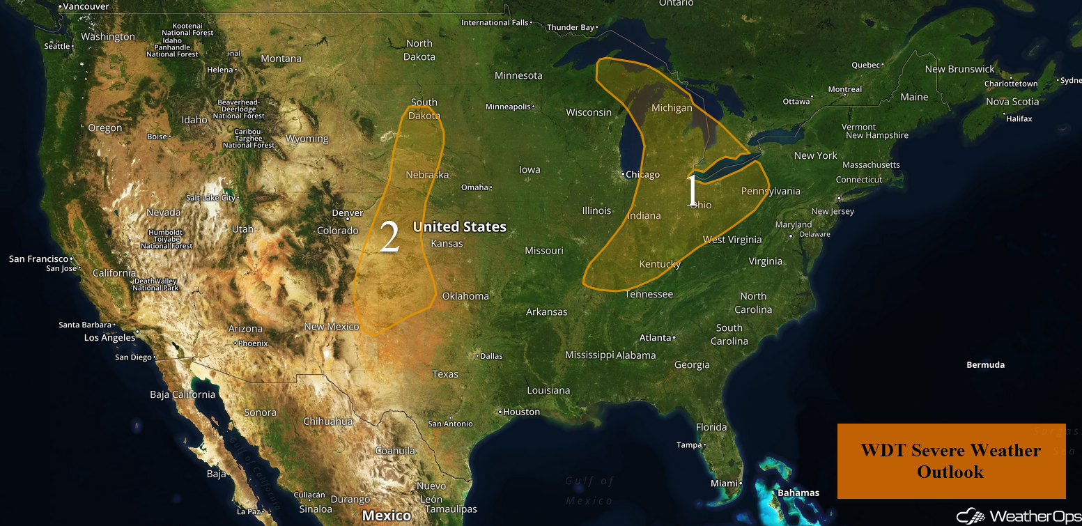 National Weather Summary for Thursday, August 17, 2017