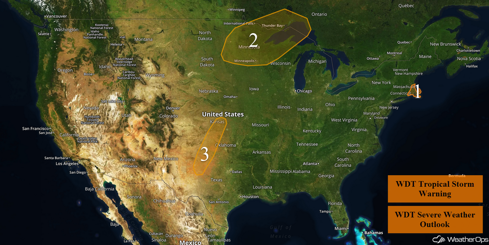 National Weather Summary for Thursday, September 21, 2017
