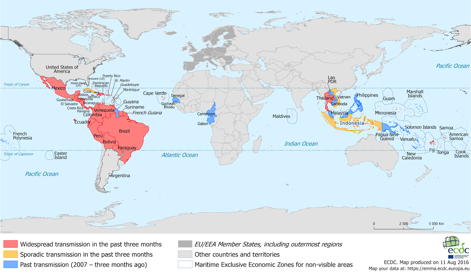 Mild Temperatures are Hindering Zika-transmitting Mosquitoes in the South Central US