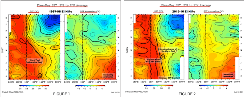 A Tale of Two El Niños: 1997-98 and 2015-16