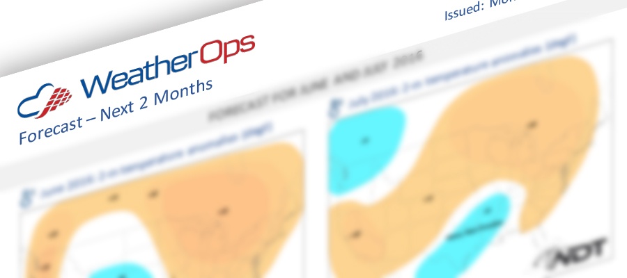 June - July 2016 Monthly Outlooks