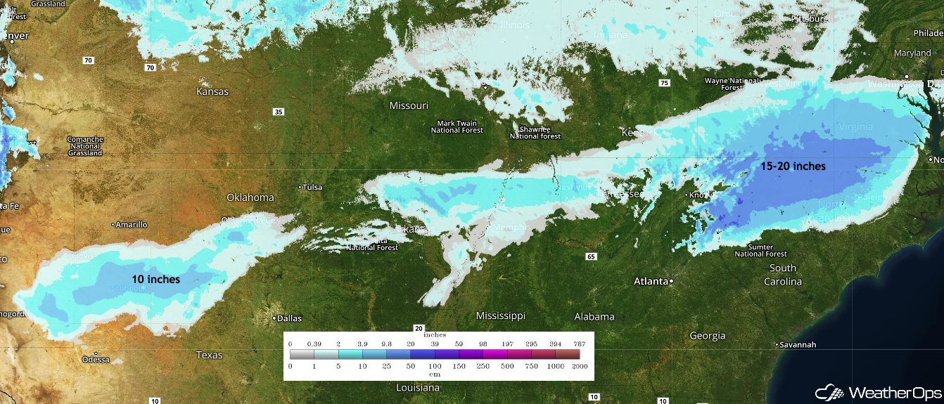 Weekend Winter Storm Packs a Wallop