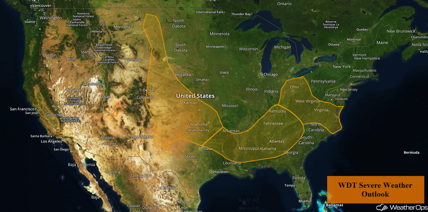 National Weather Summary for Friday, June 22, 2018