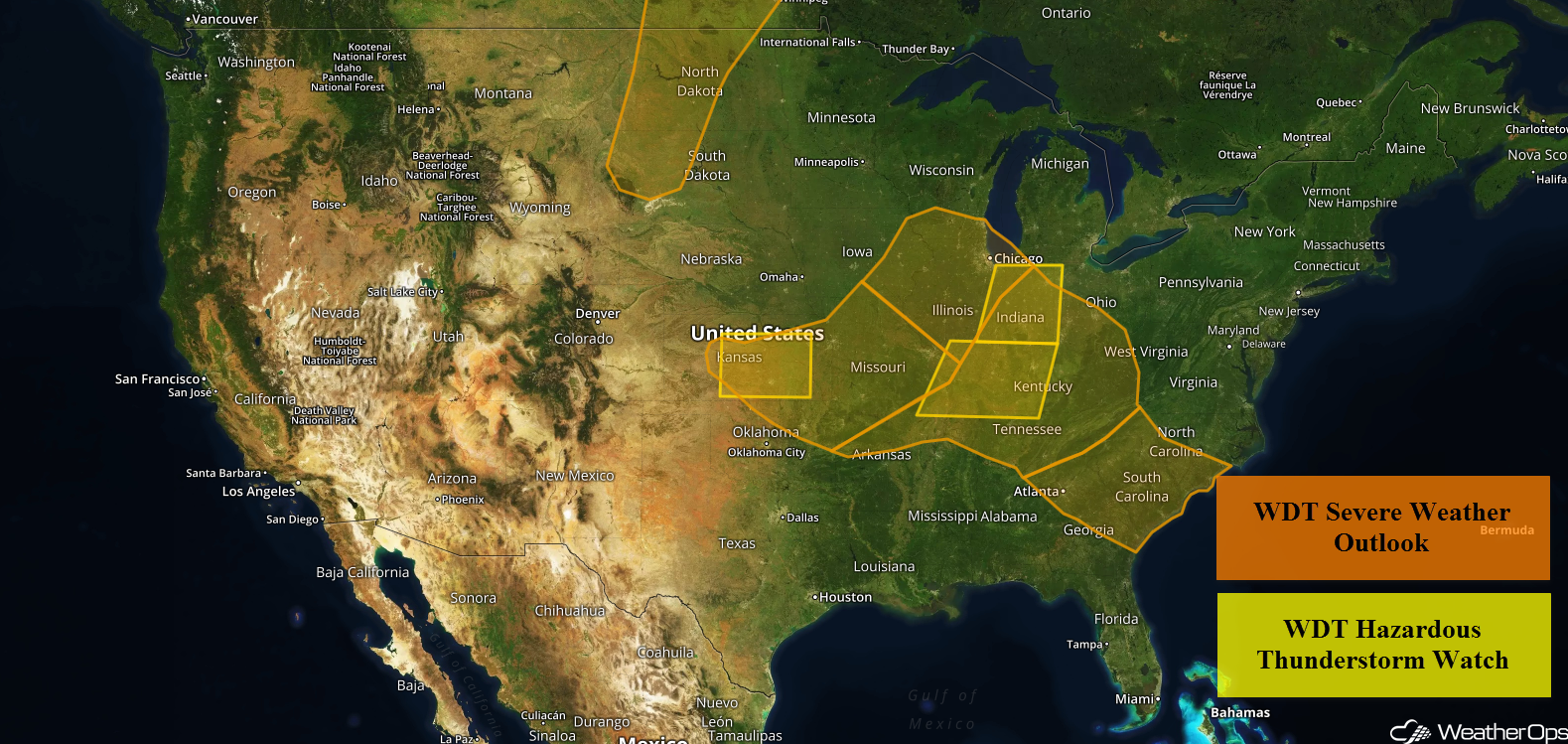National Weather Summary for Tuesday, June 26, 2018