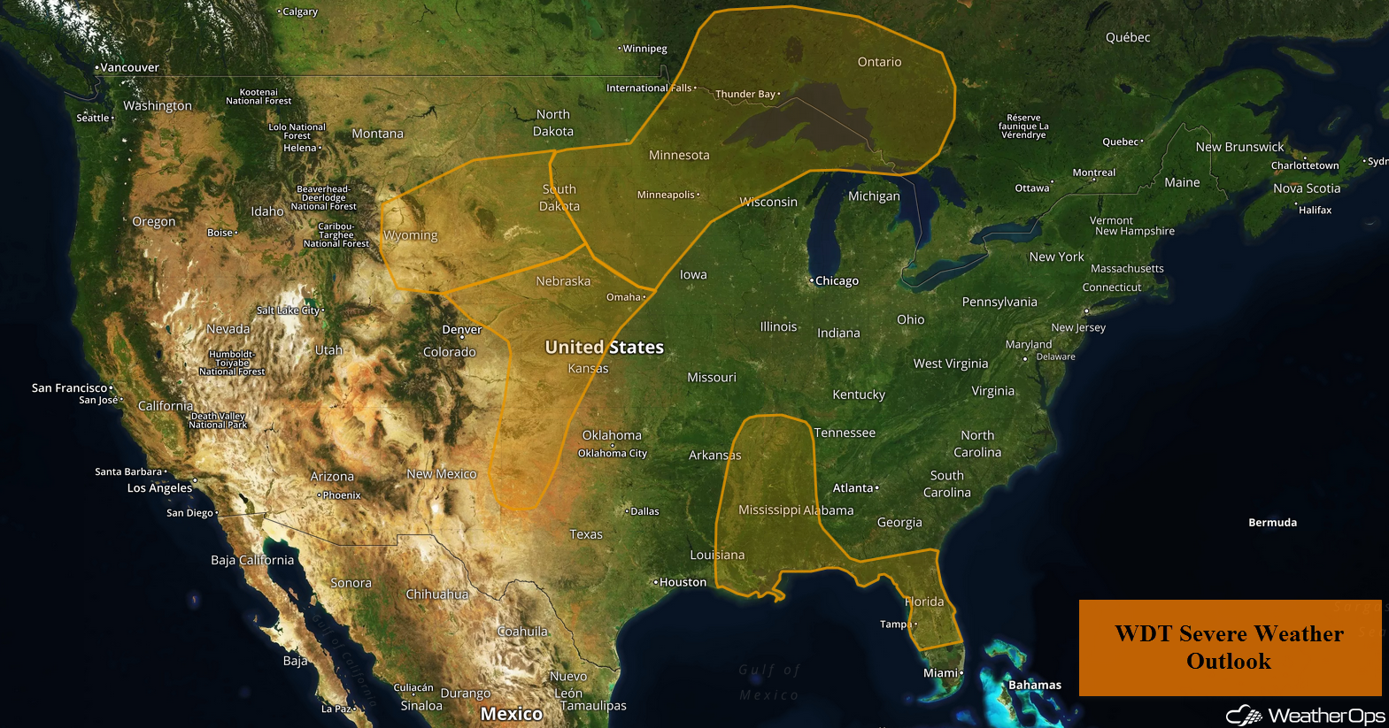 National Weather Summary for Friday, June 29, 2018