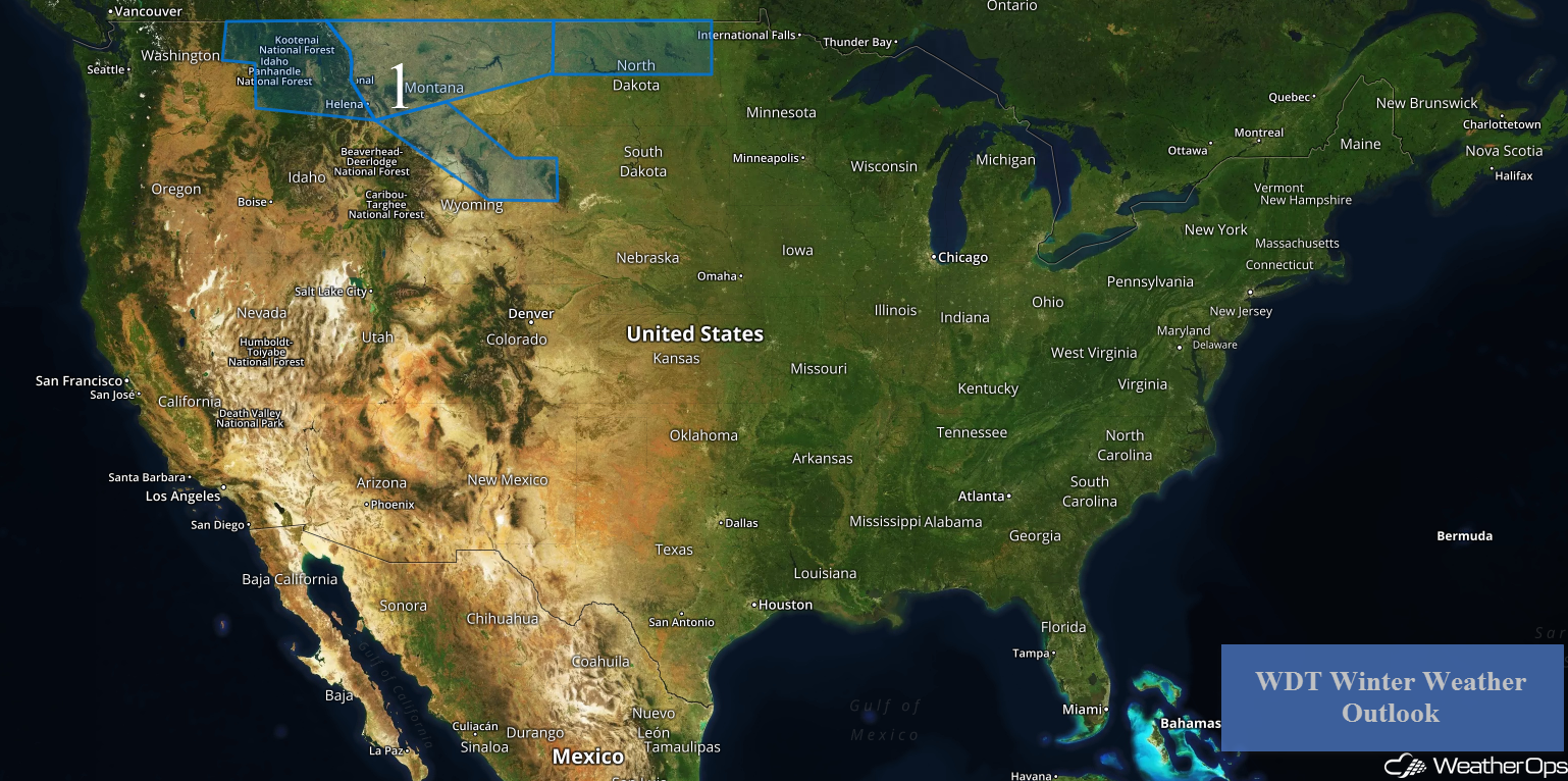 National Weather Summary for Thursday, February 15, 2018