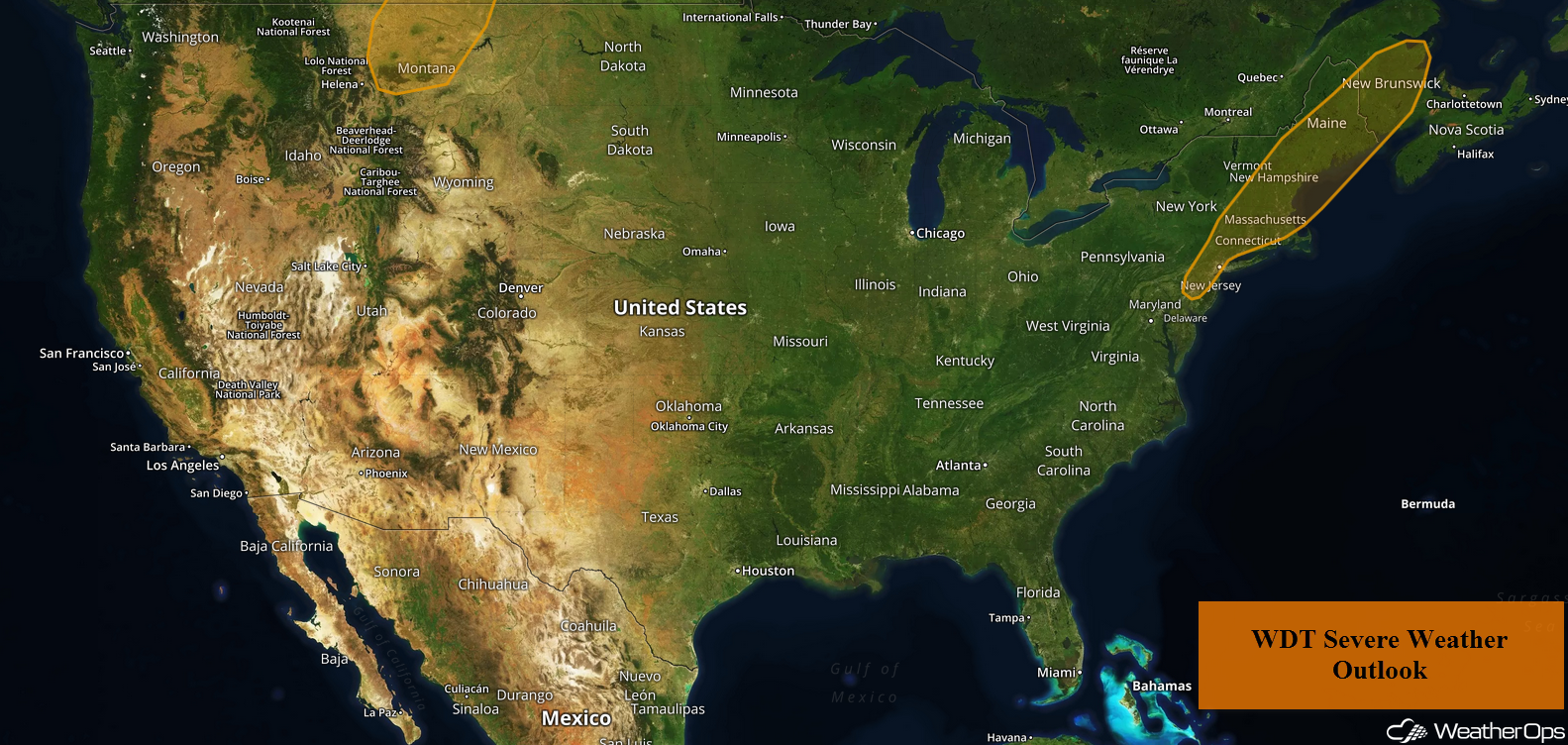 National Weather Summary for Friday, July 6, 2018
