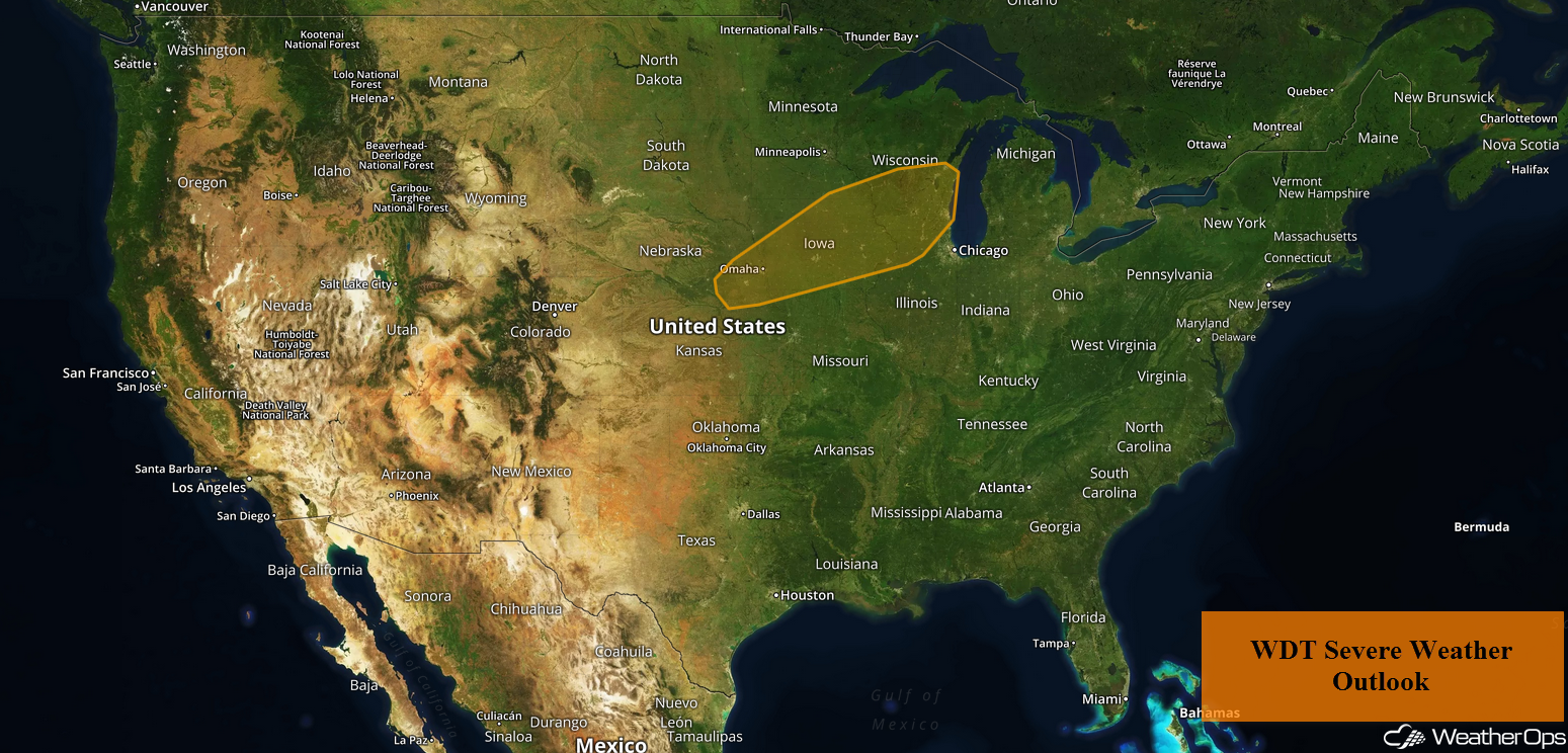 National Weather Summary for Friday, July 13, 2018