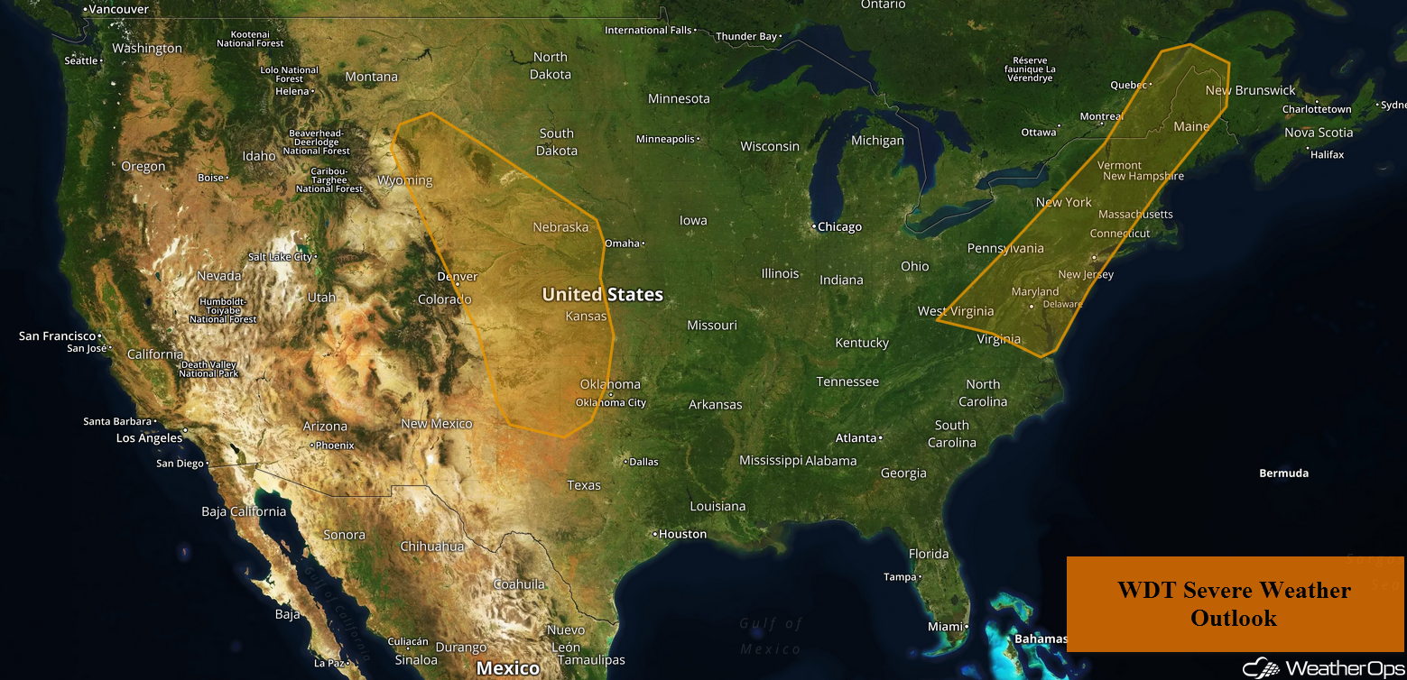 National Weather Summary for Friday, July&nbsp; 27, 2018