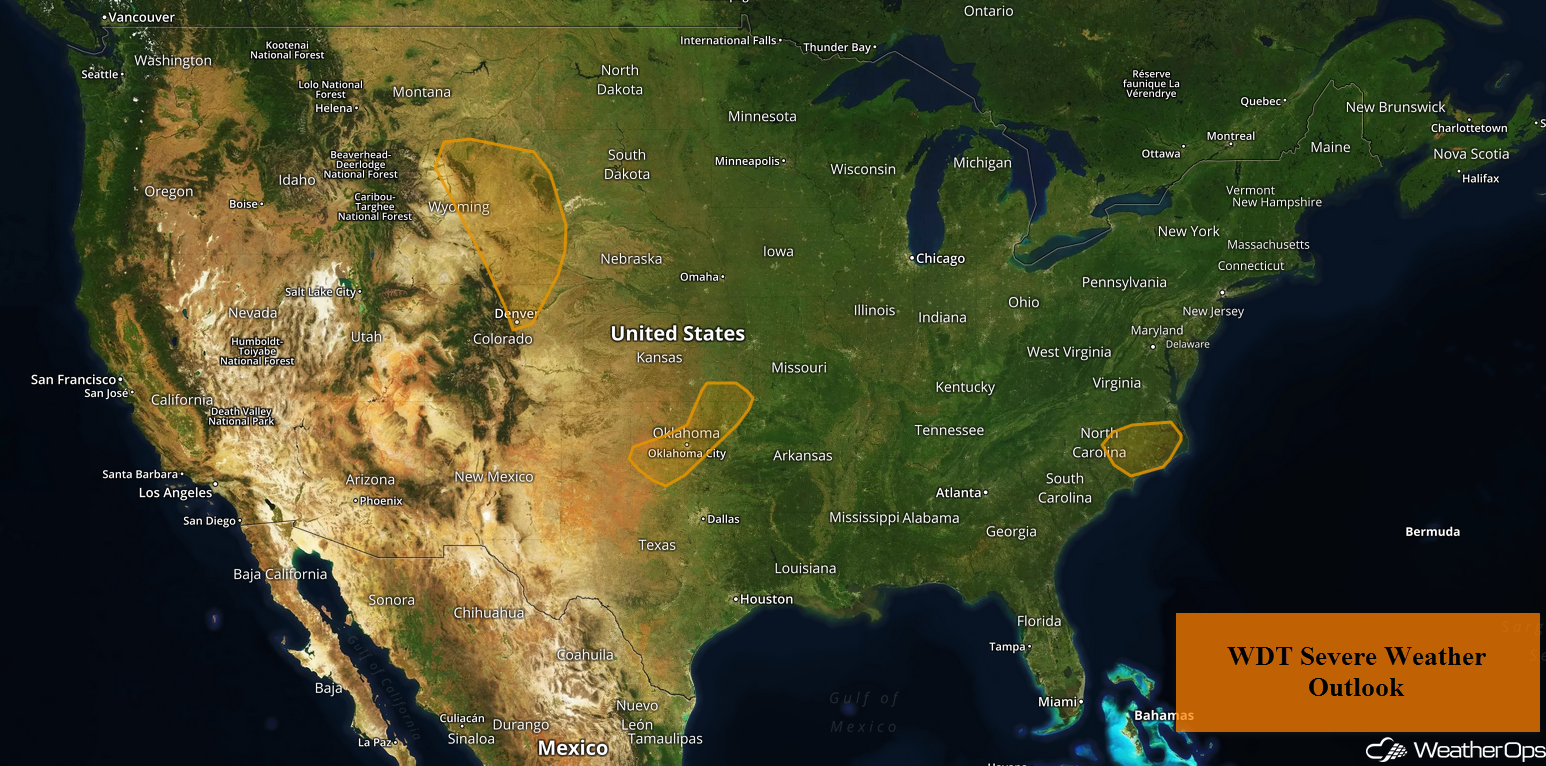 National Weather Summary for Tuesday, August 14, 2018