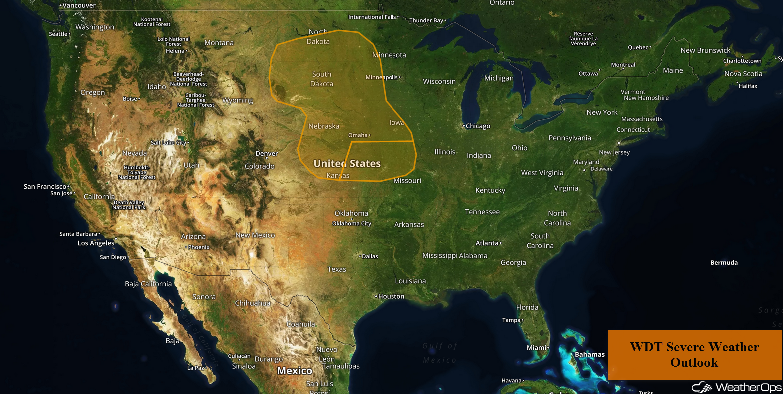 National Weather Summary for Thursday, August 23, 2018