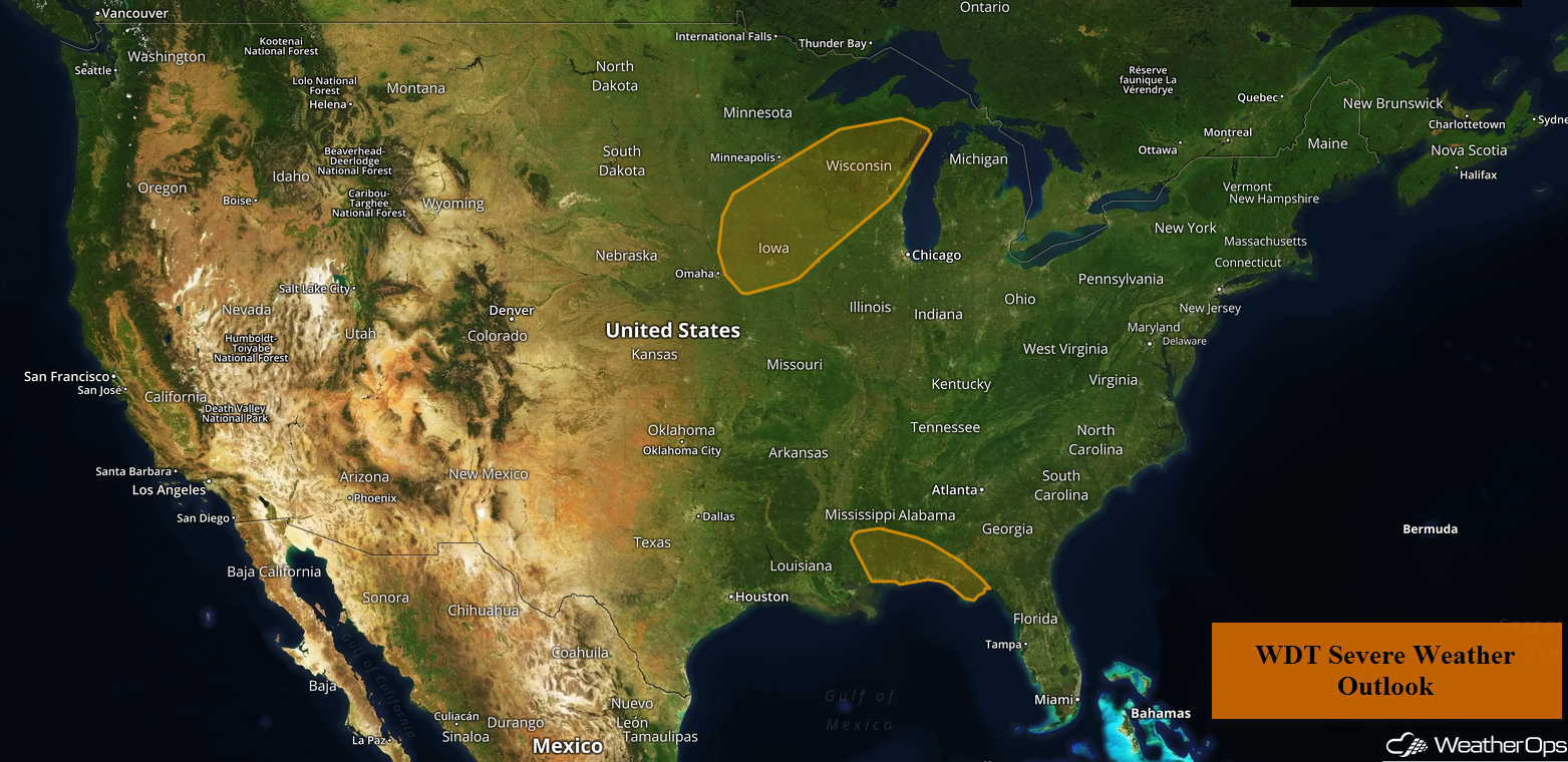 National Weather Summary for Tuesday, September 4, 2018