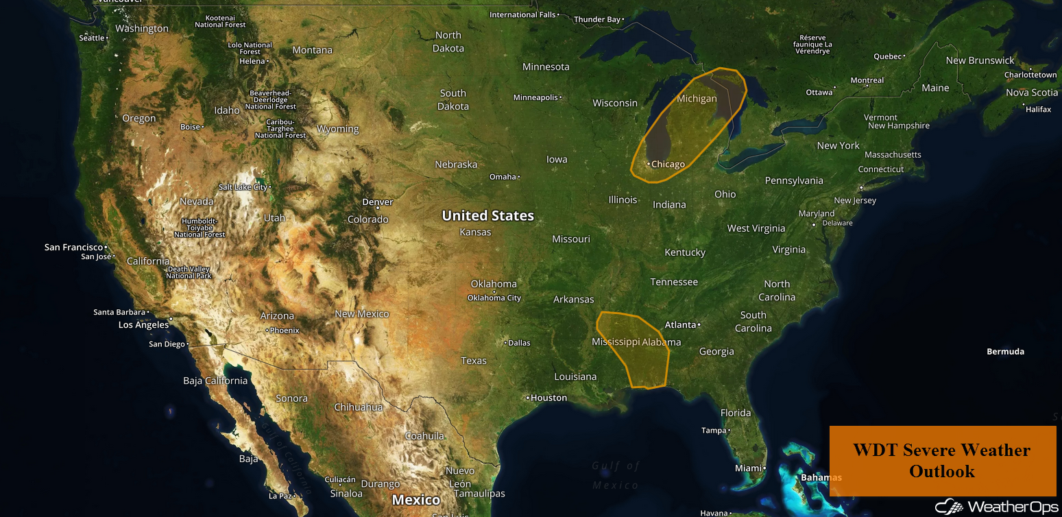 National Weather Summary for Wednesday, September 5, 2018