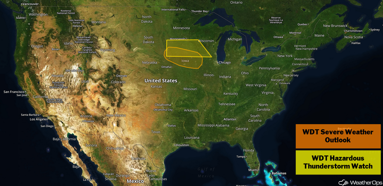 National Weather Summary for Tuesday, September 18, 2018