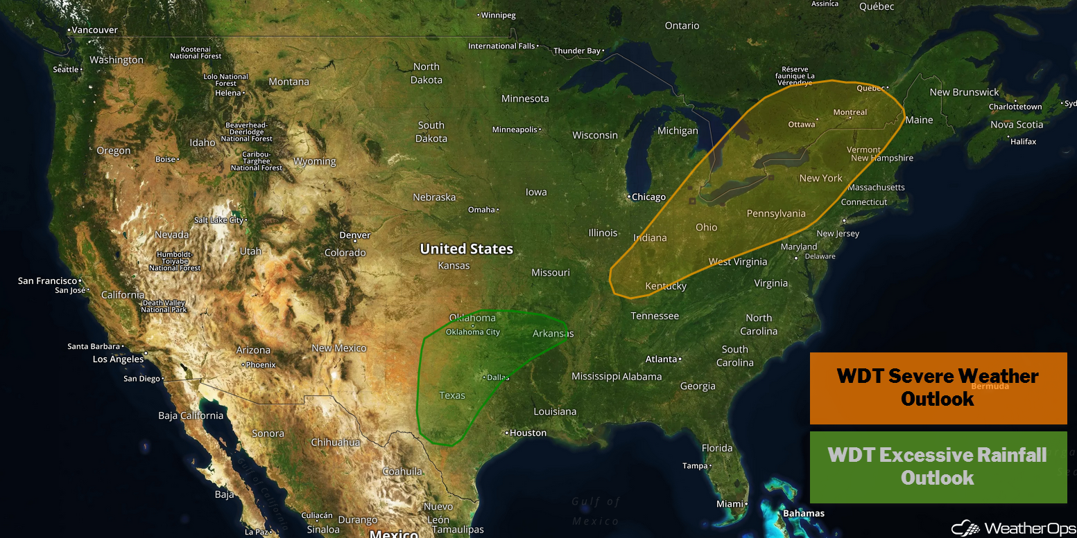 National Weather Summary for Friday, September 21, 2018